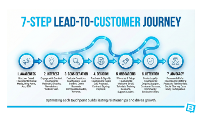 7-Step Lead-to-Customer Journey